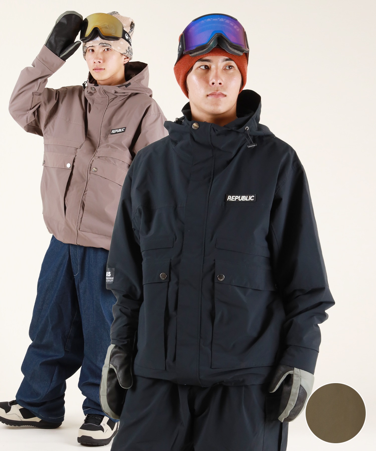 2526】REPUBLIC リパブリック スノーボード ウェア ジャケット ユニ