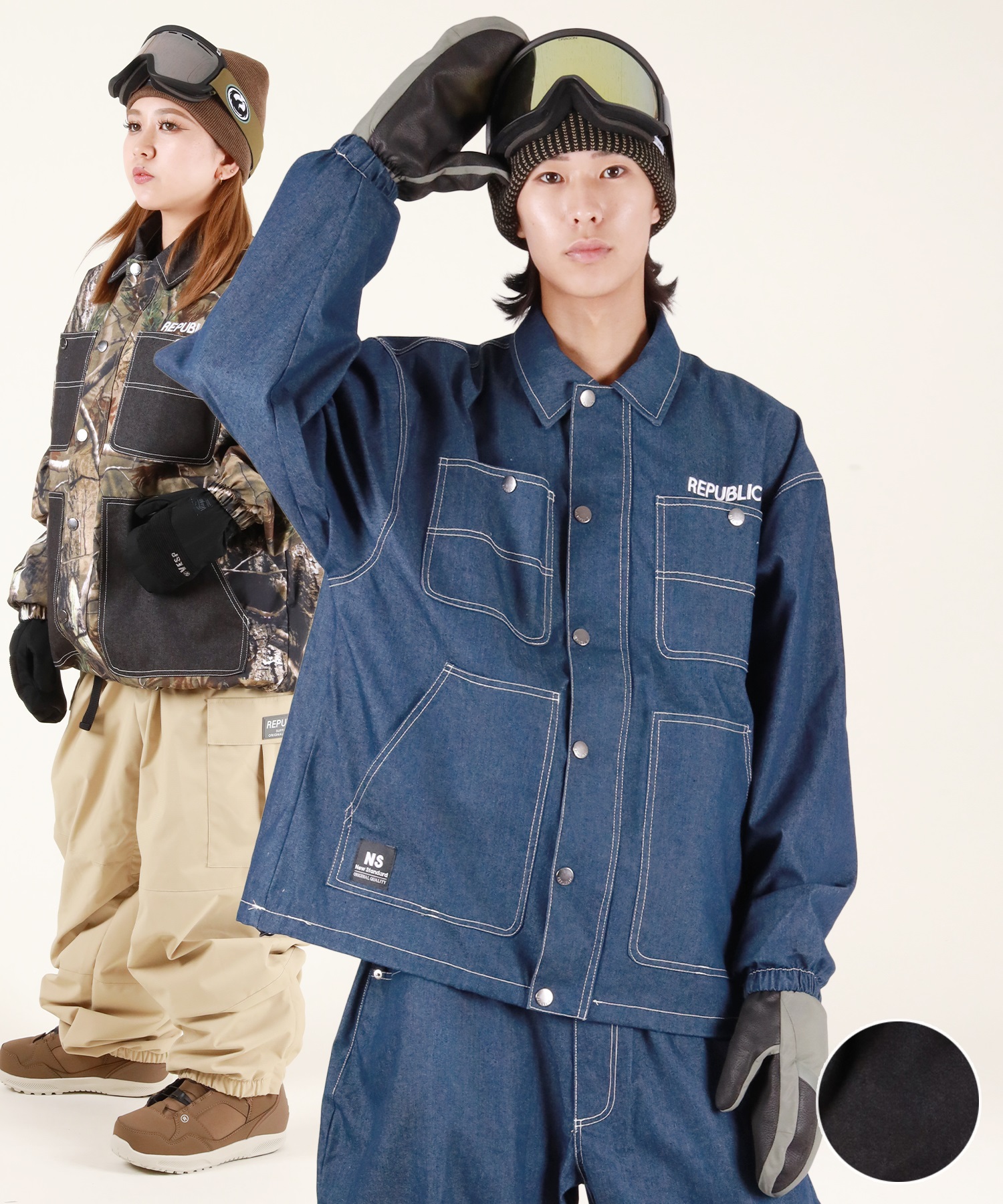 REPUBLIC リパブリック スノーボード ウェア ジャケット ユニセックス