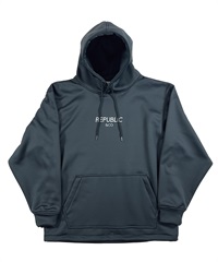 REPUBLIC リパブリック CLASSIC BONDING HOODIE スノーボード インナーウェア パーカー ユニセックス 25-26モデル MM E30 【2526】(BLACK-S)