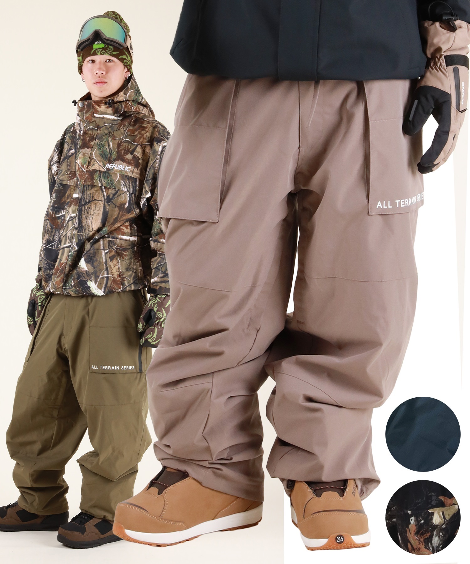 REPUBLIC リパブリック　スノーボード　ウェア　パンツ REPUBLIC リパブリック PT BAGGY DENIM スノーボード ウェア パンツ