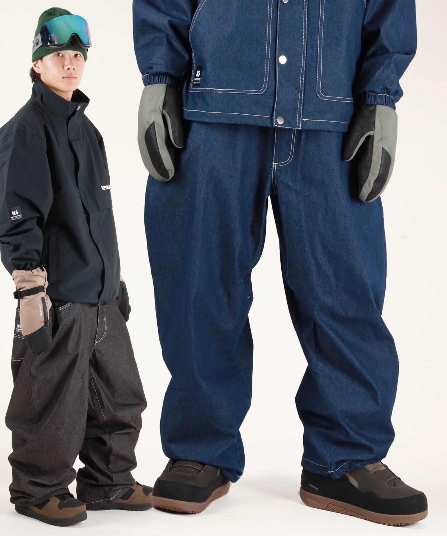 REPUBLIC リパブリック BAGGY DENIM PANTS スノーボード ウェア パンツ