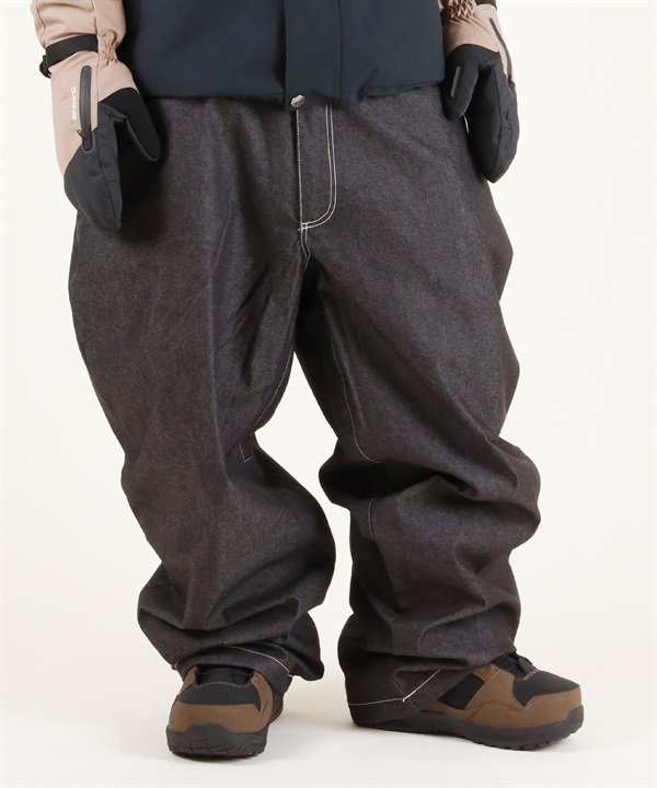 REPUBLIC リパブリック BAGGY DENIM PANTS スノーボード ウェア パンツ ユニセックス ムラサキスポーツ 25-26モデル MM E30 【2526】