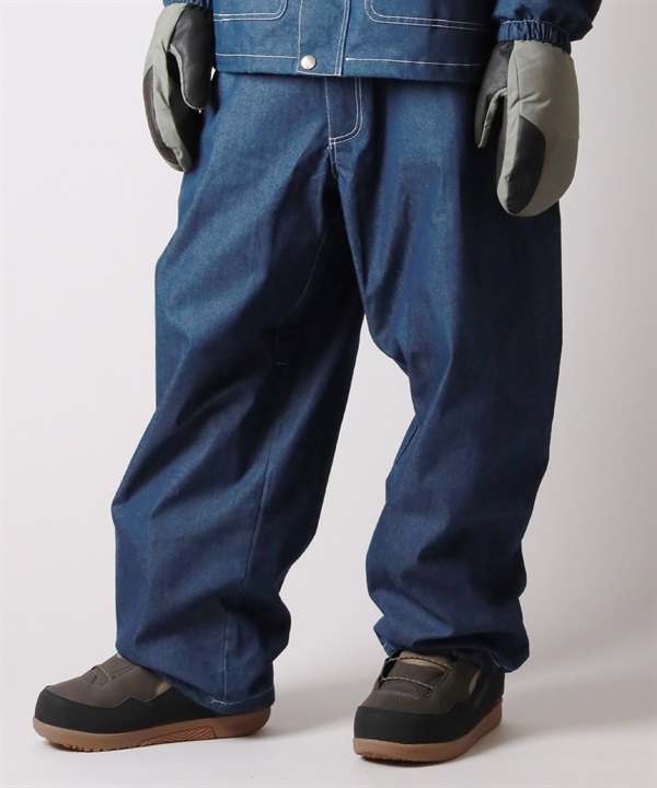 REPUBLIC リパブリック BAGGY DENIM PANTS スノーボード ウェア パンツ ユニセックス ムラサキスポーツ 25-26モデル MM E30 【2526】