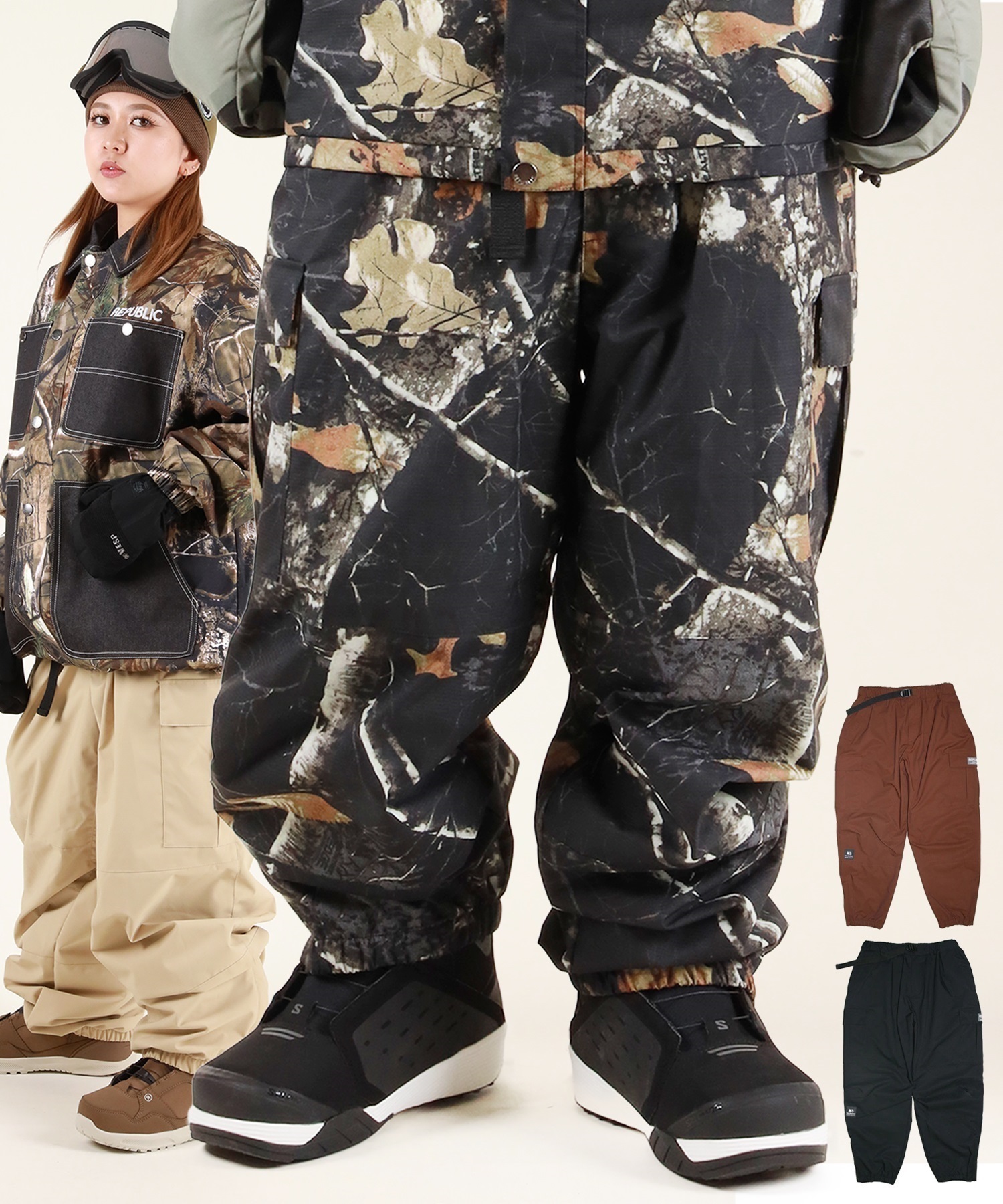 REPUBLIC リパブリック スノーボード ウェア パンツ ユニセックス 7TH