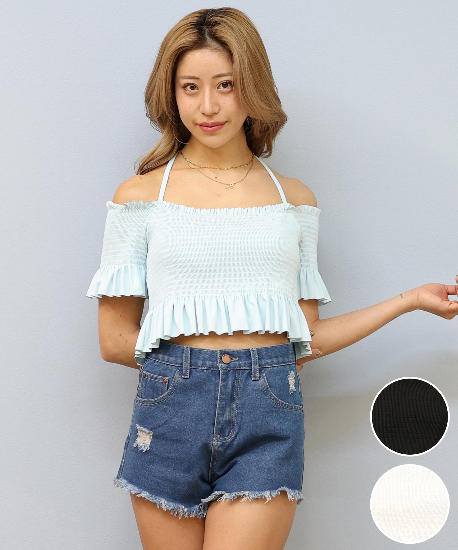 Sunrise Shell サンライズシェル フレアオフショル 3点セット 水着