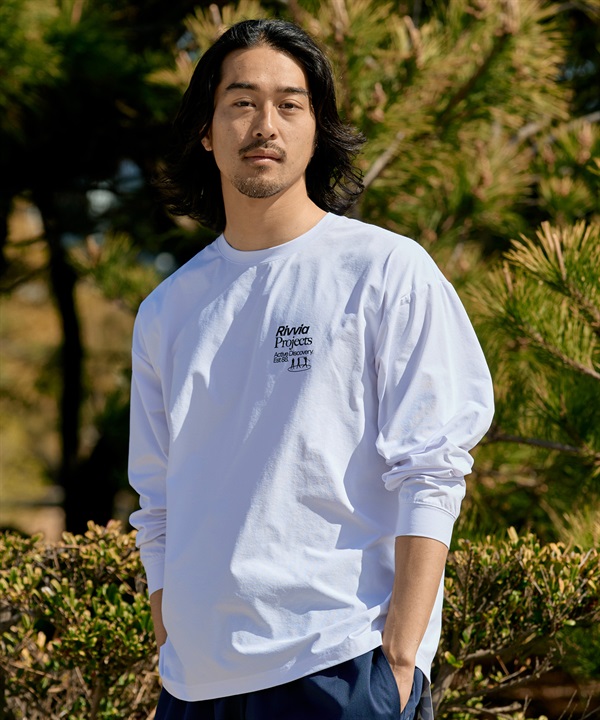 Rivvia PROJECTS リヴィアプロジェクツ 水着 ラッシュガード 長袖 Tシャツ ロンT メンズ 水陸両用 UVカット RQ2-W02