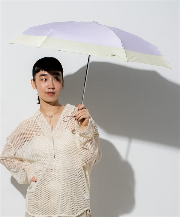 Wpc. ダブリュピーシー 日傘 折り畳み傘 完全遮光 晴雨兼用 遮光切り継ぎタイニー 801-16702-102