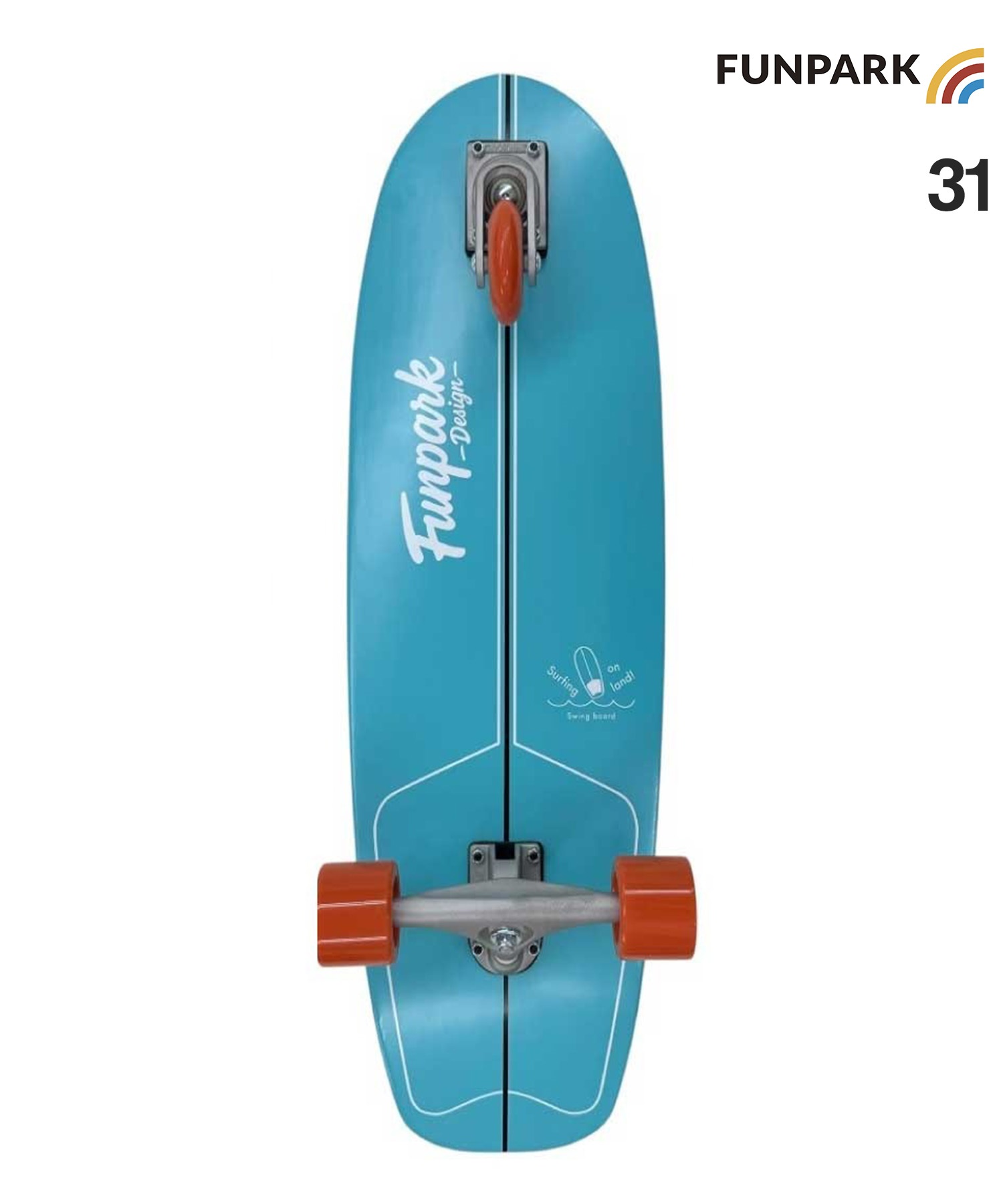 FUNPARK スイングボード 3輪 スケートボード 31inch SWING BOARD