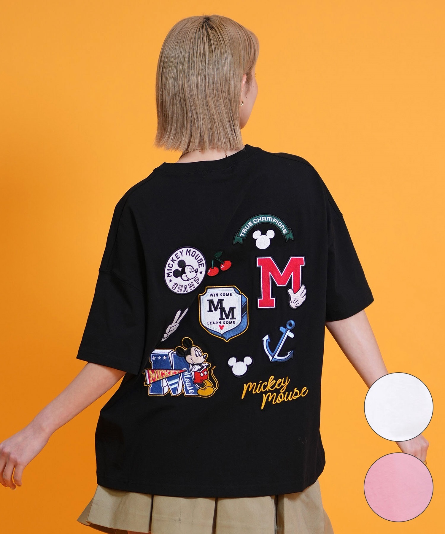 ANTIBAL アンティバル 半袖 Tシャツ レディース ミッキーマウス バック