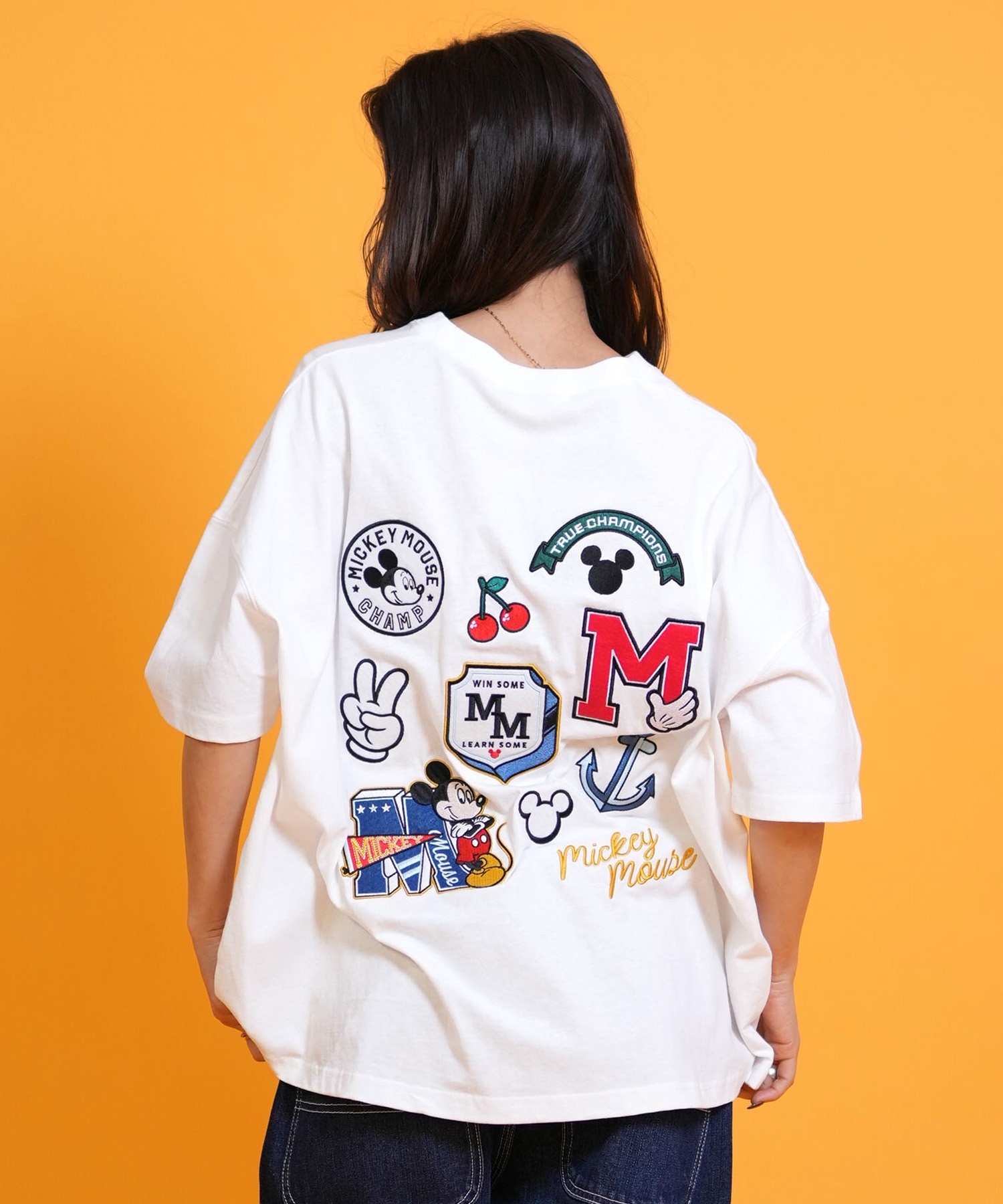 ANTIBAL アンティバル 半袖 Tシャツ レディース ミッキーマウス バック