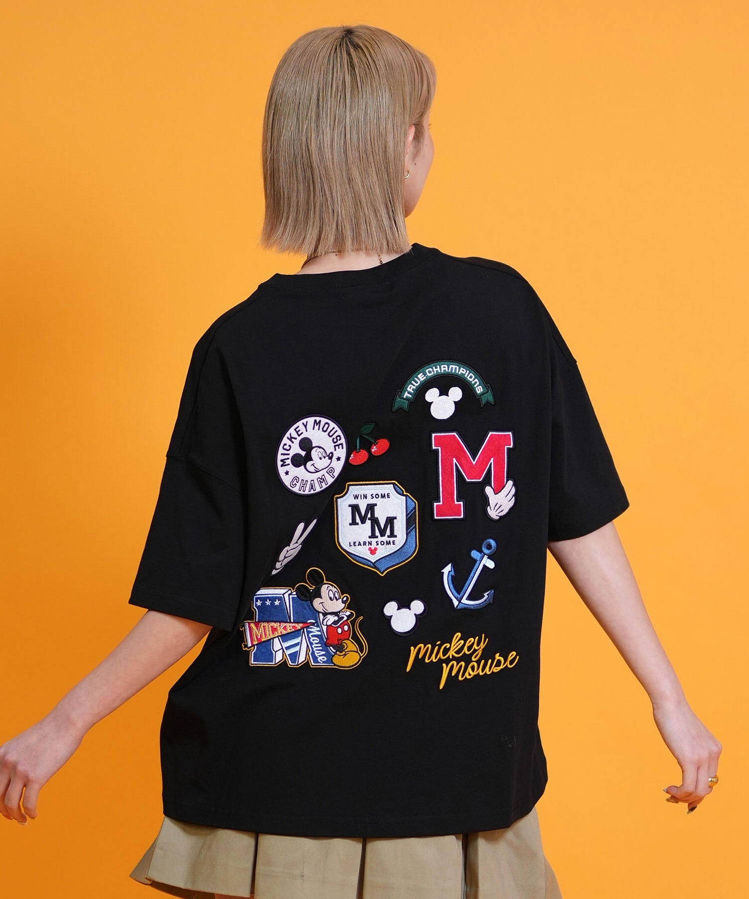 ANTIBAL アンティバル 半袖 Tシャツ レディース ミッキーマウス バック