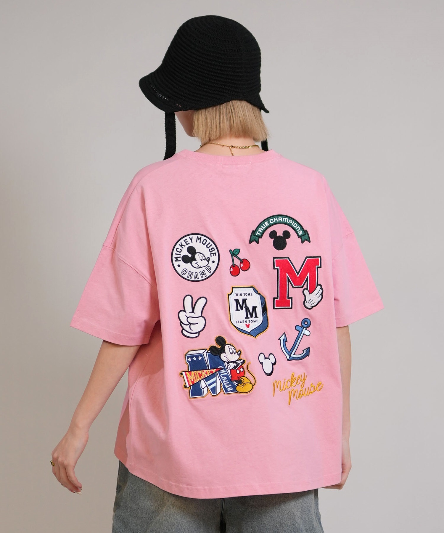 ANTIBAL アンティバル 半袖 Tシャツ レディース ミッキーマウス バック