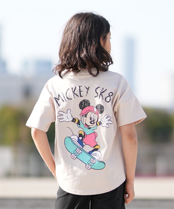 ANTIBAL アンティバル 半袖 Tシャツ キッズ ジュニア 子供 Disneyコラボ オーバーサイズ 262AN3ST797 ムラサキスポーツ限定