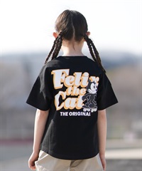 3826【希少＆XL】ポルトガル製 バルマン メタリックセンターロゴ Tシャツ ANTIBAL アンティバル 半袖 Tシャツ キッズ ジュニア 子供 FELIXコラボ
