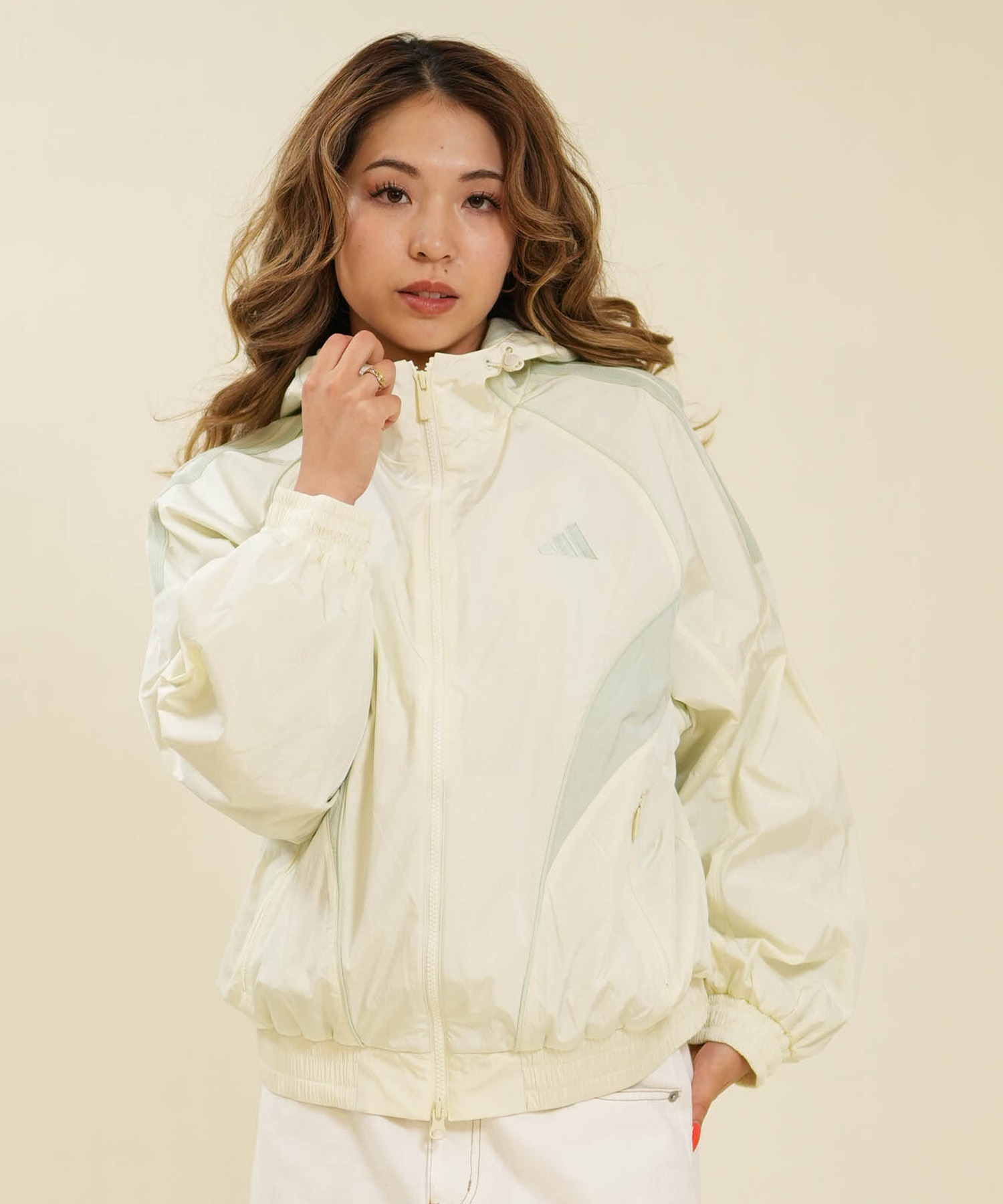 adidas アディダス ジャケット レディース フード W STADIUM ウーブン