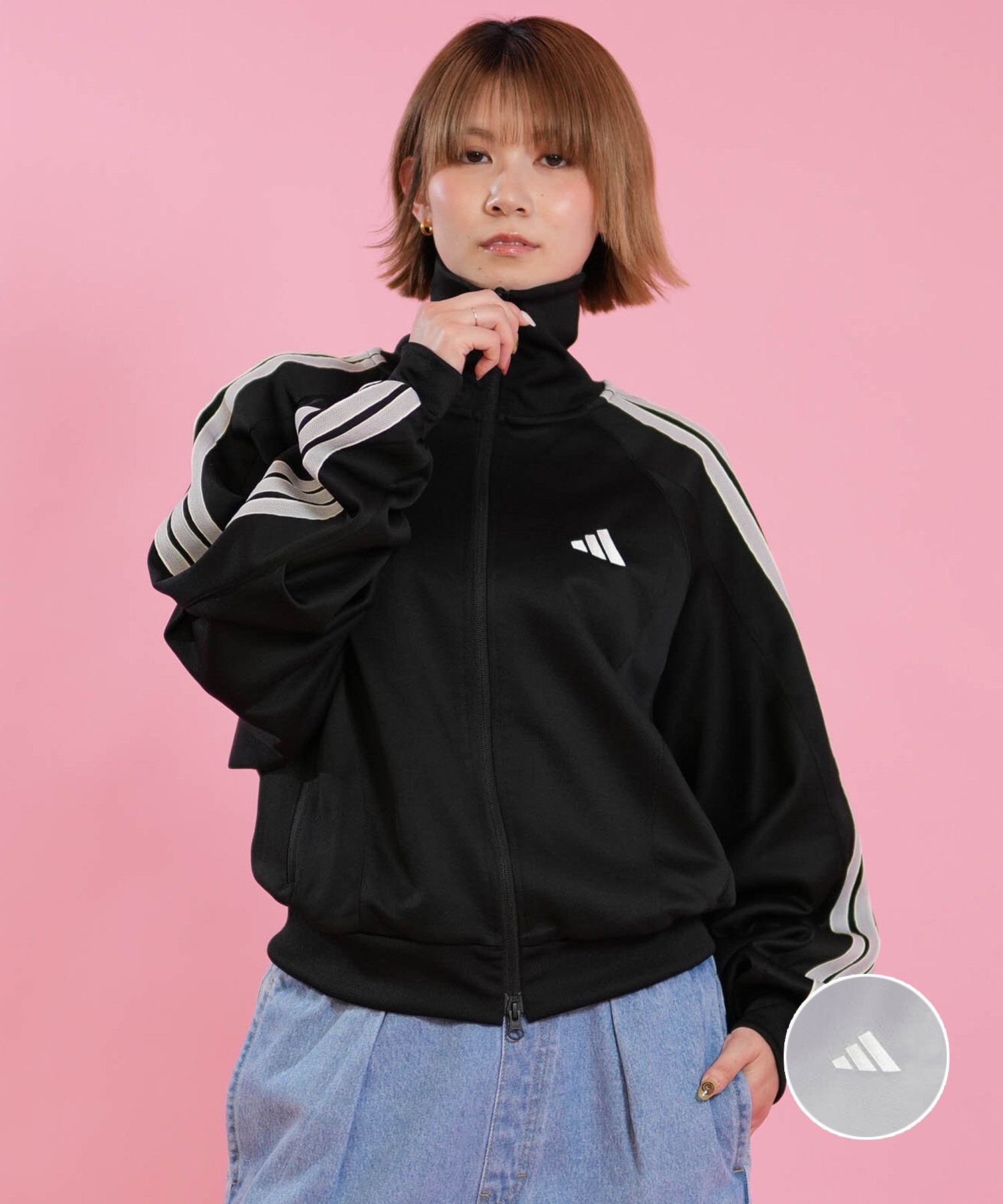 adidas アディダス ジャージ トラックジャケット レディース ダブル