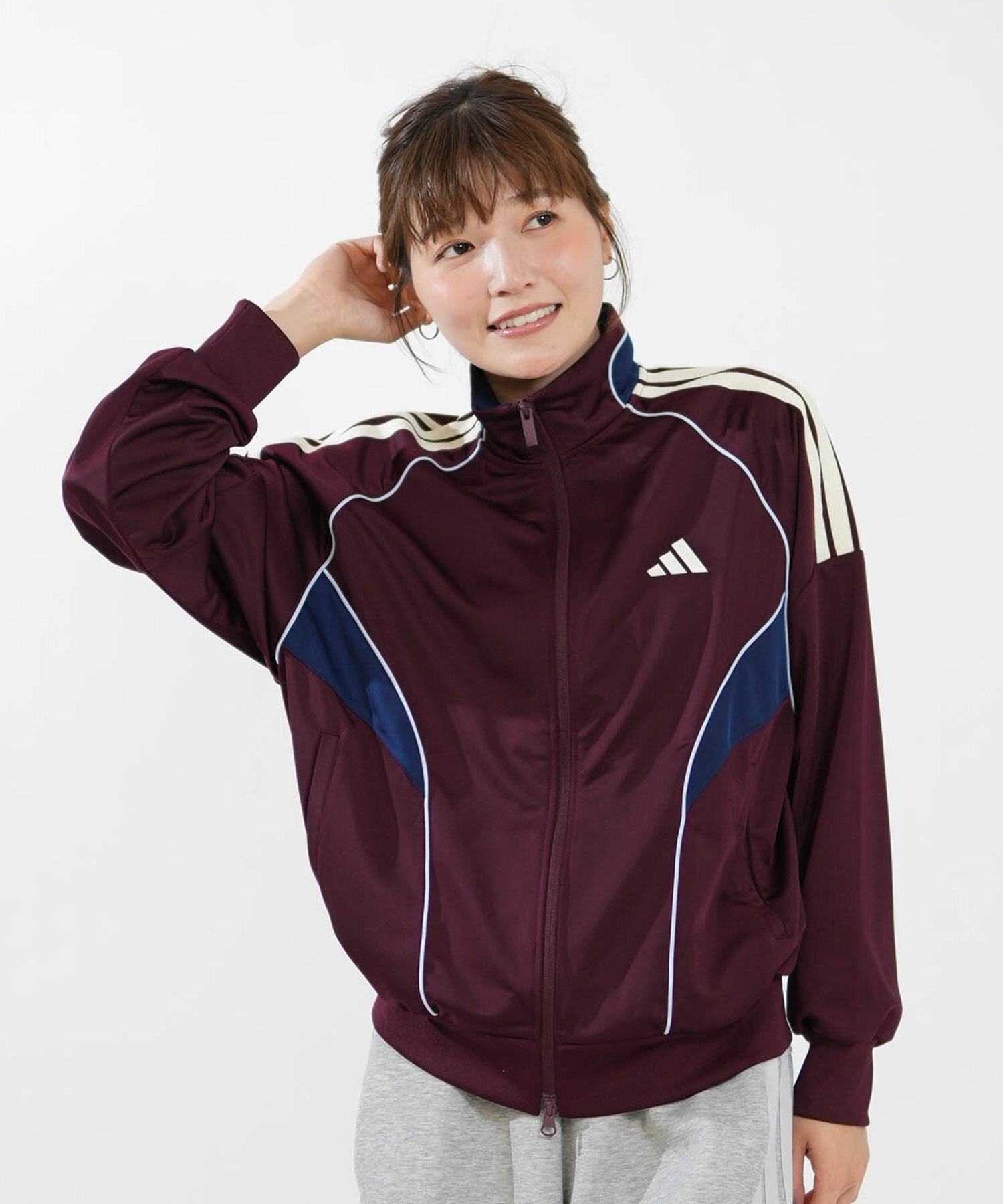 adidas アディダス ジャージ トラックジャケット レディース ダブル