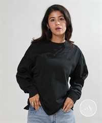 adidas アディダス 長袖 Tシャツ ロンT レディース シンプル W ESS＋