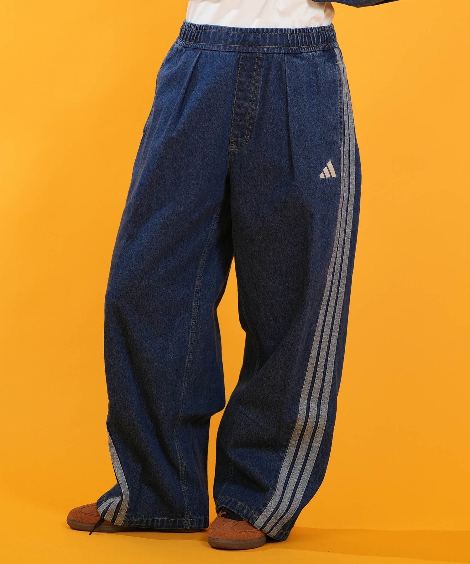 adidas アディダス ロングパンツ レディース ウォッシュ加工 W STADIUM