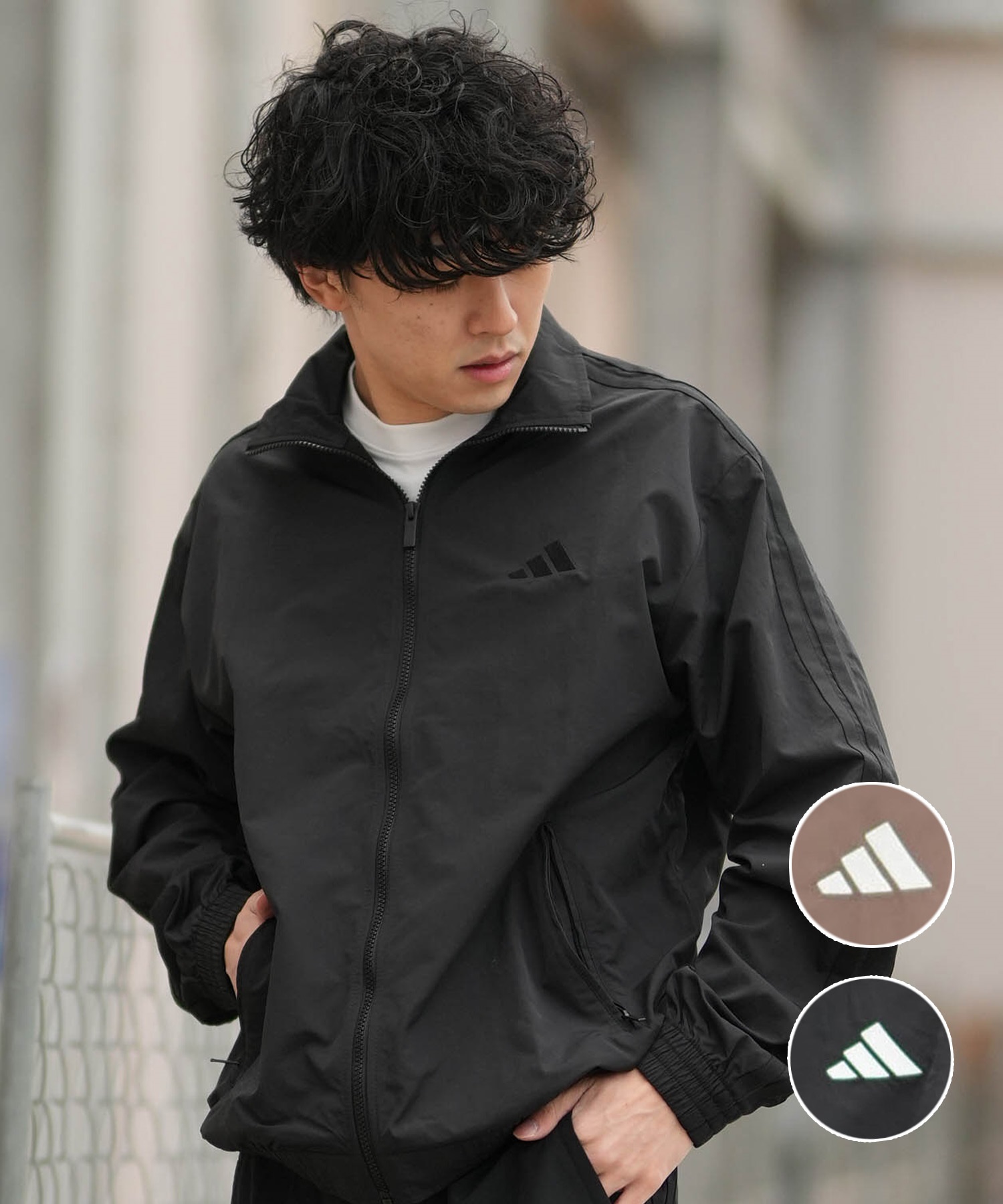 adidas アディダス ジャージ トラックジャケット メンズ M 3ST WV