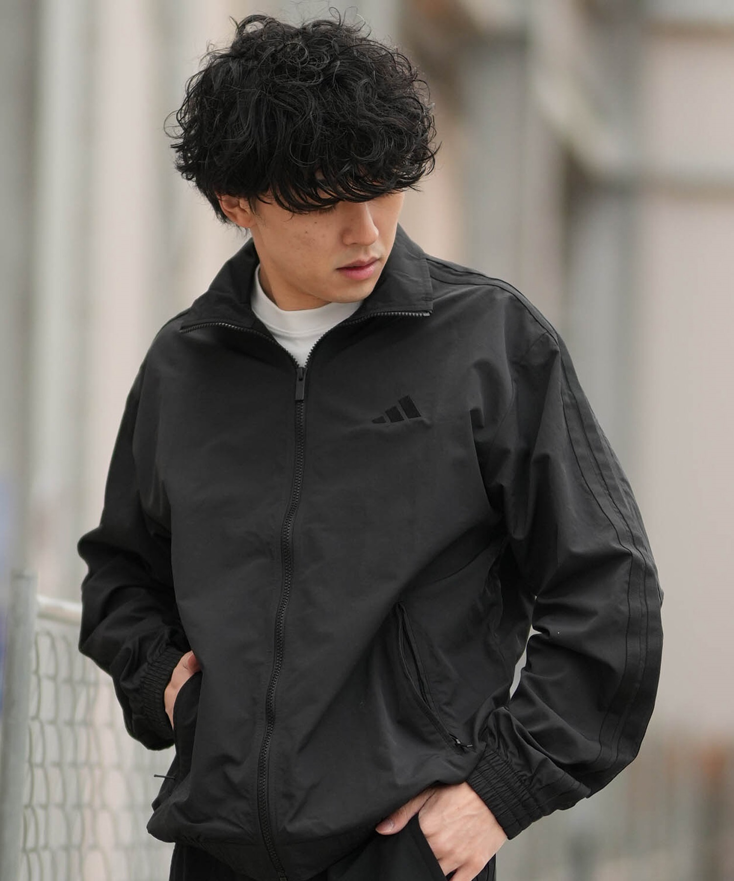 adidas アディダス ジャージ トラックジャケット メンズ M 3ST WV