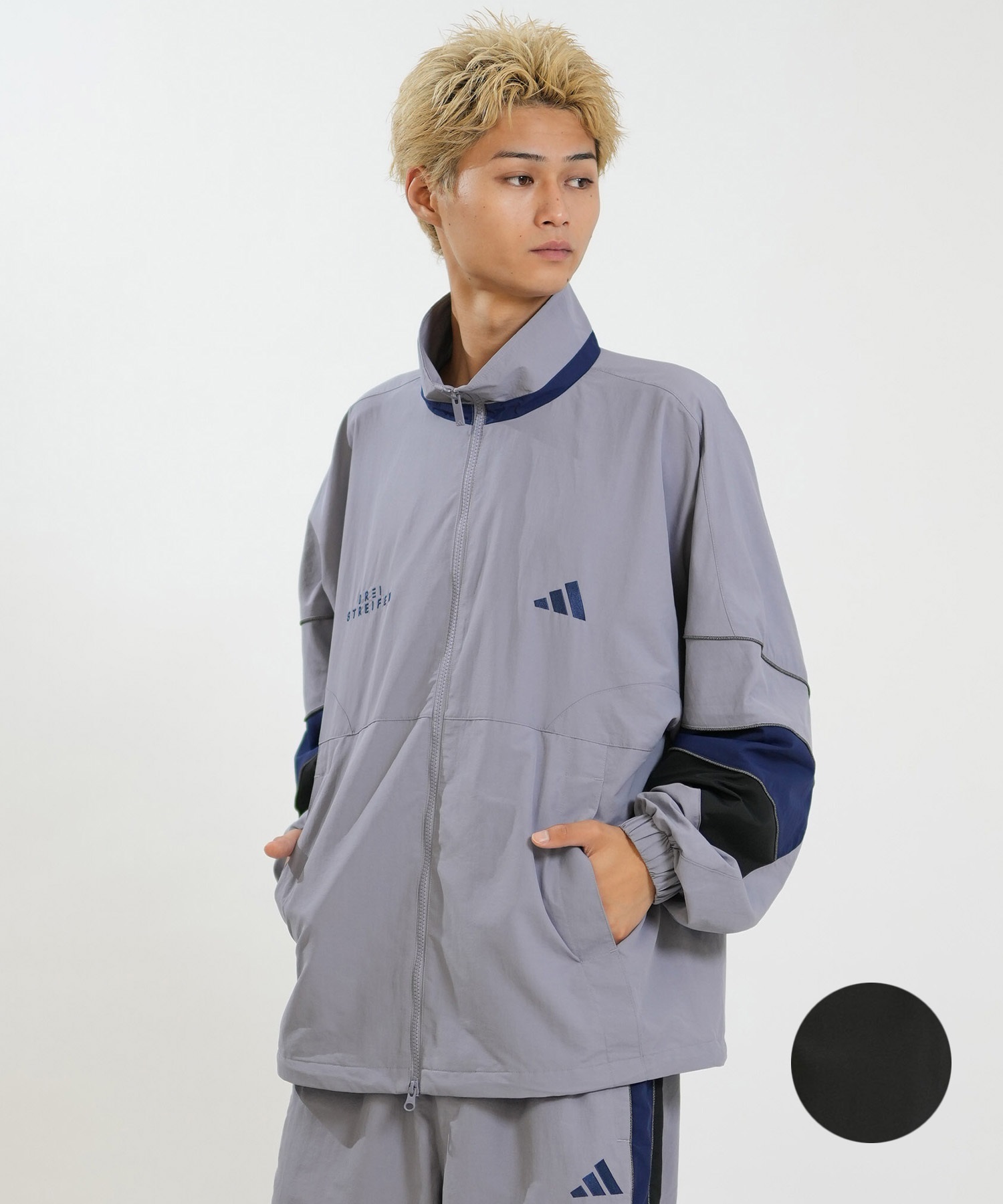 adidas アディダス ジャケット メンズ 軽撥水 M BRAND LOVE WOVEN