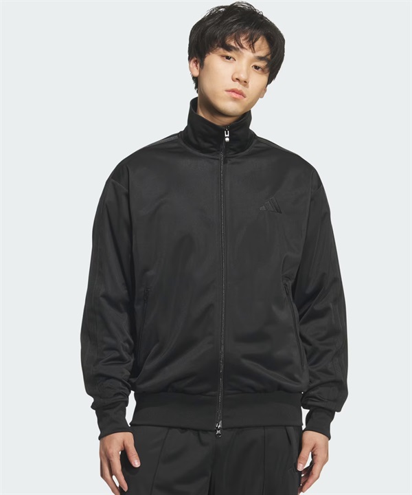 adidas アディダス ジャージ トラックジャケット メンズ ワンポイント ロゴ M 3ST WU トラックトップ KP662