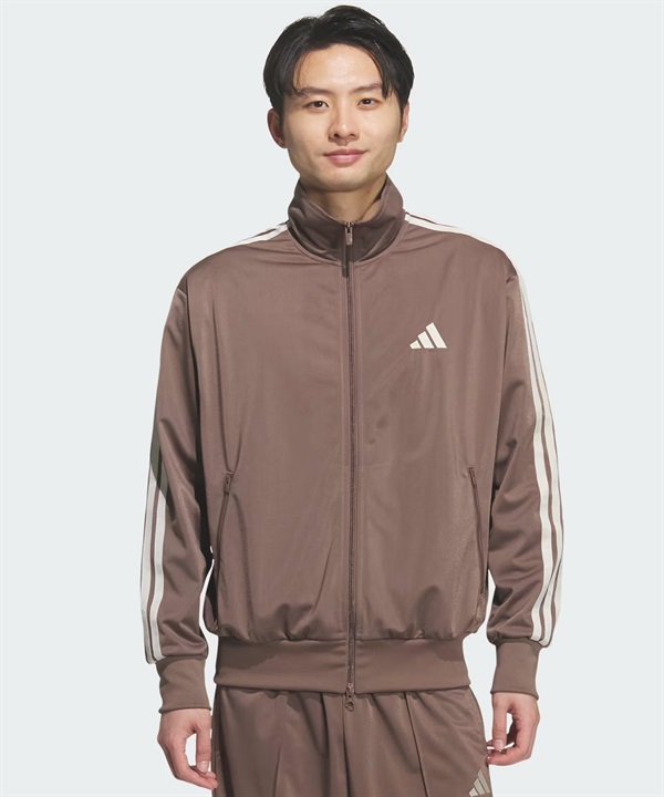 adidas アディダス ジャージ トラックジャケット メンズ ワンポイント ロゴ M 3ST WU トラックトップ KP662