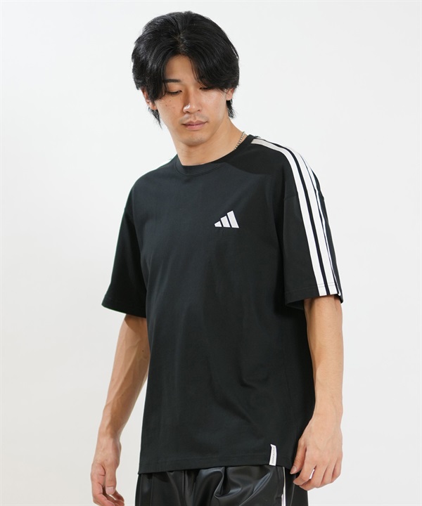 adidas アディダス 半袖 Tシャツ メンズ エッセンシャルズ プラス ルーズフィット スリーストライプス シングルジャージー U4243