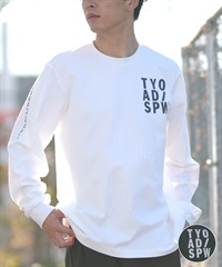 adidas アディダス 長袖 Tシャツ ロンT メンズ M VERBIAGE L S Tシャツ RH346(BK/WT-M)