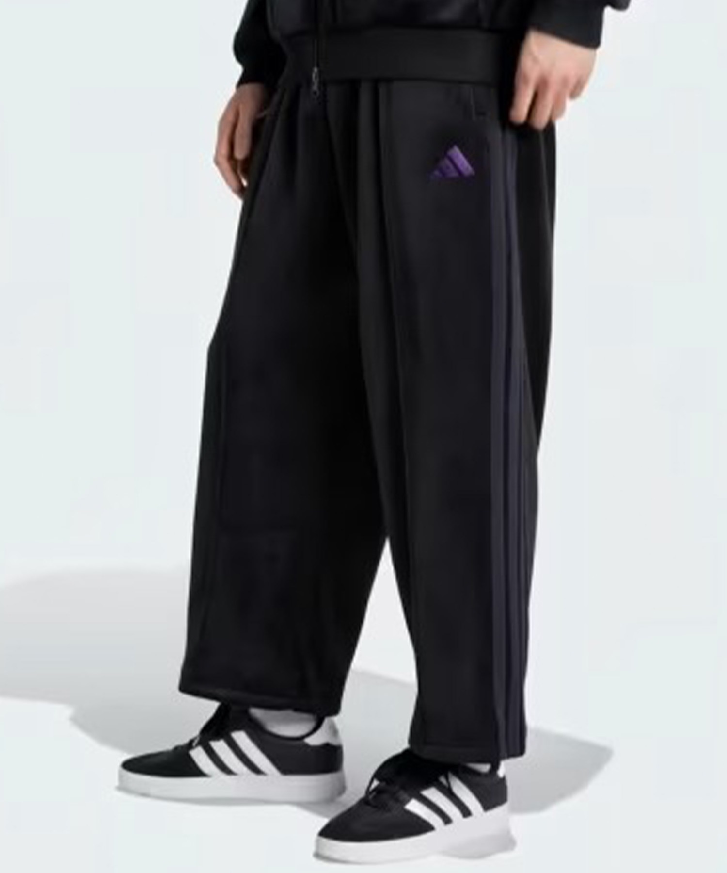 adidas アディダス ジャージ トラックパンツ メンズ ベロア M STADIUM