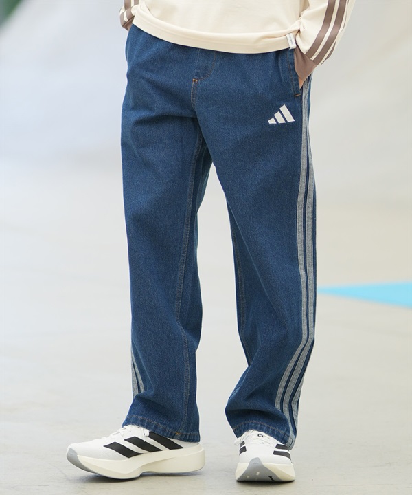 adidas アディダス ロングパンツ メンズ デニム パンツ Gパン M STADIUM REウォッシュデニムパンツ M9663
