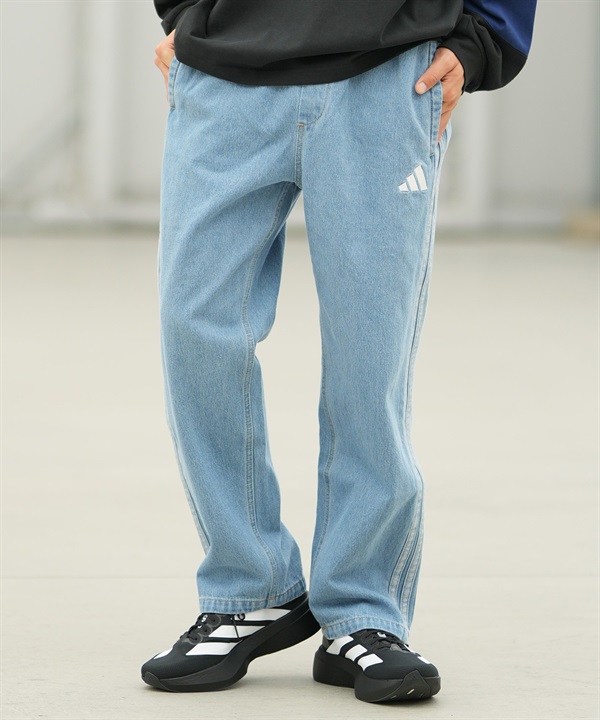 adidas アディダス ロングパンツ メンズ デニム パンツ Gパン M STADIUM REウォッシュデニムパンツ M9663