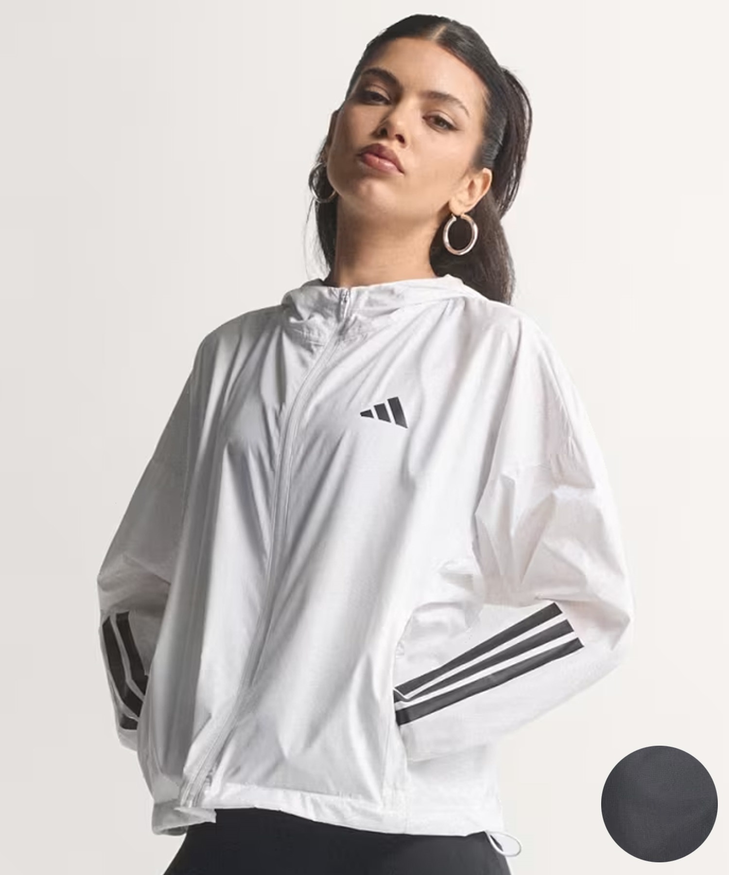 adidas アディダス アウター レディース ハイパーグラム 3ストライプス