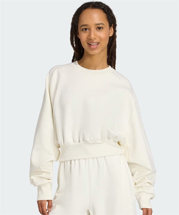 adidas アディダス トレーナー スウェット レディース ソフトラックスルーズスウェットシャツ KLI03