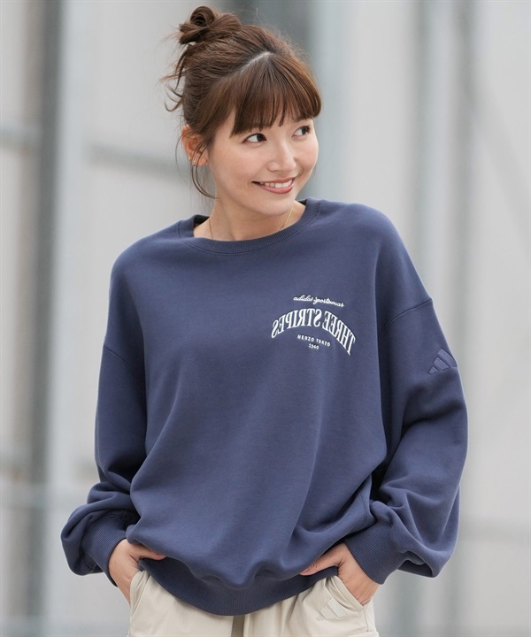 adidas アディダス トレーナー スウェット レディース  Ｗ ＶＥＲＢＩＡＧＥ クルースウェット QF007