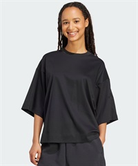 アディダス Tシャツ Lサイズ 半袖 レギンス ワーディング 上下セット 黒 adidas アディダス 半袖 Tシャツ レディース ソフトラックスルーズT