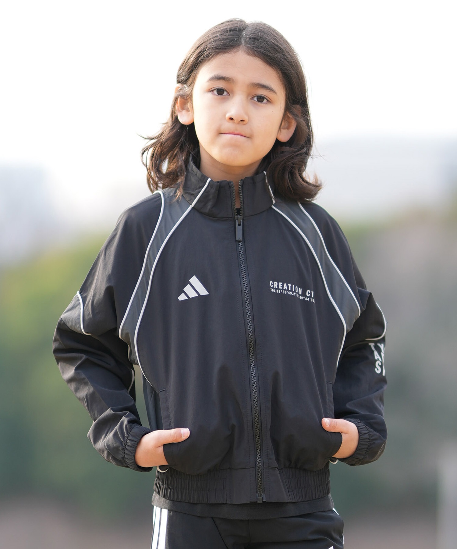 adidas アディダス ジャージ トラックジャケット キッズ ジュニア 子供
