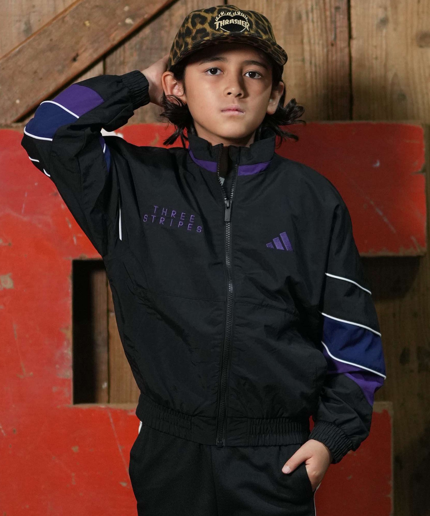 adidas アディダス ジャケット キッズ 子供 軽量 KBLウーブン