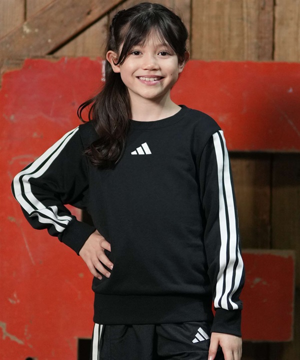 adidas アディダス トレーナー スウェット キッズ 子供 スポーティー KMH3SFTクルースウェット TT292