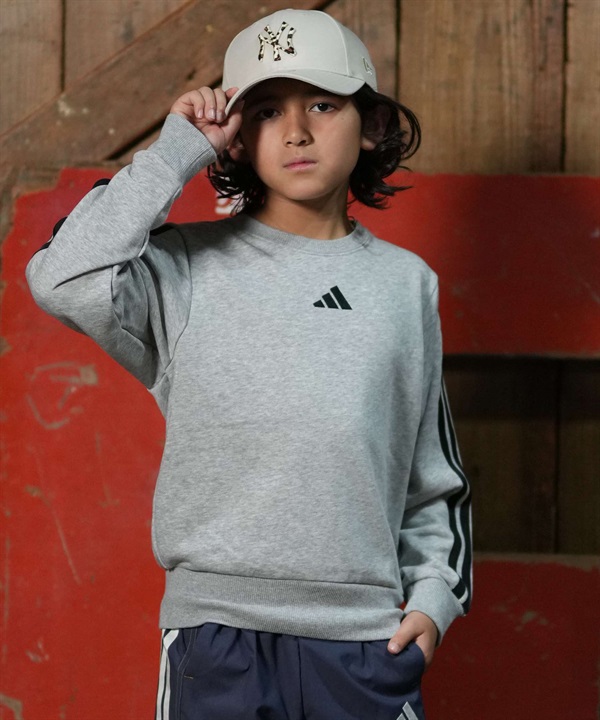 adidas アディダス トレーナー スウェット キッズ 子供 スポーティー KMH3SFTクルースウェット TT292