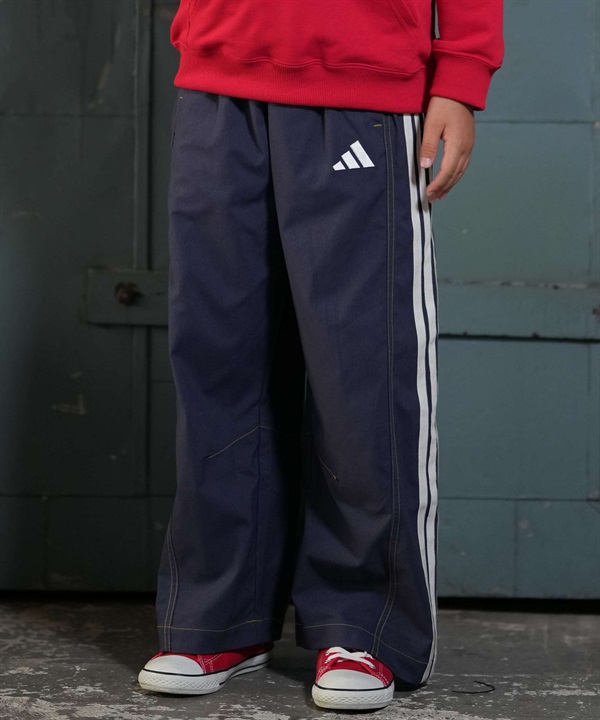 adidas アディダス ロングパンツ キッズ 子供 通気性 GSTRDENIMウーブンパンツ V8774