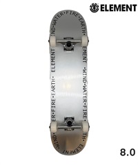 ELEMENT エレメント AROUND SILVER BLACK スケートボード コンプリート