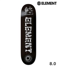 ELEMENT エレメント スケートボード デッキ 8.0inch SKELETON 初心者