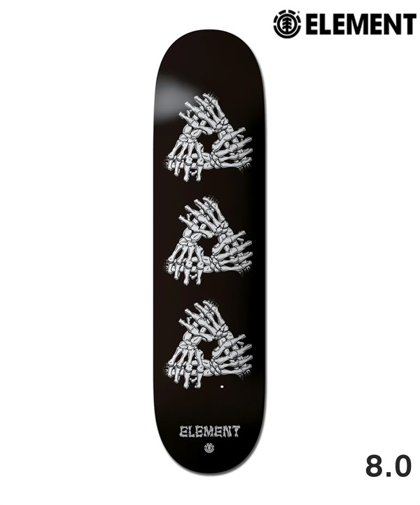ELEMENT エレメント スケートボード デッキ 8.0inch SKELETON ARM 初心者 おすすめ