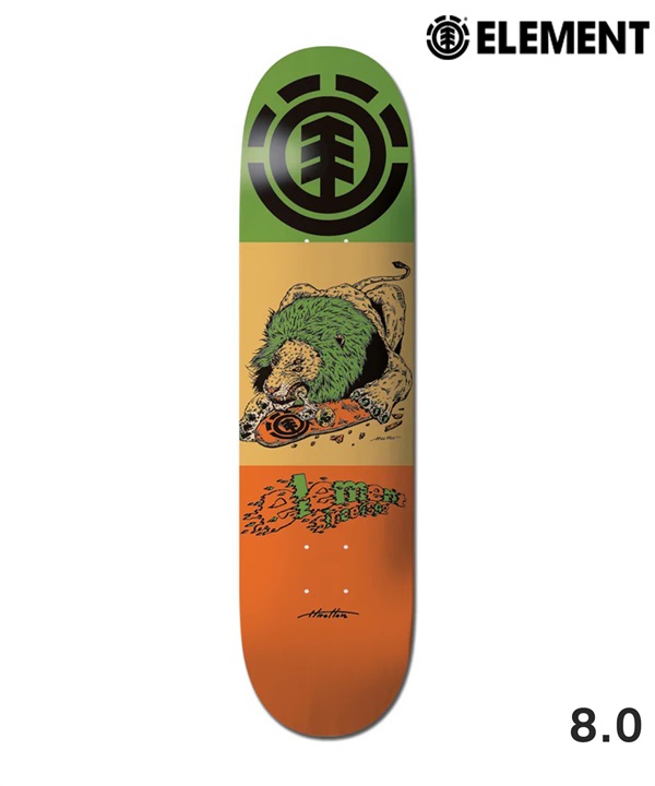 ELEMENT エレメント スケートボード デッキ ヒロットン 8.0inch HIROTTON LION