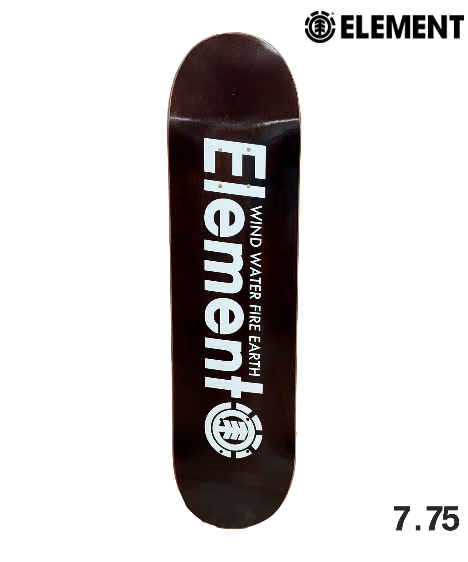 ELEMENT エレメント スケートボード デッキ 7.75inch WWFE BROWN PLY