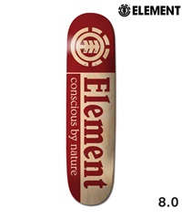 ELEMENT エレメント SECTION CBN RED スケートボード デッキ スケボー