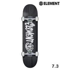 ELEMENT エレメント キッズ スケートボード コンプリート 7.37inch SCRIPT(BLK-7.37inch)