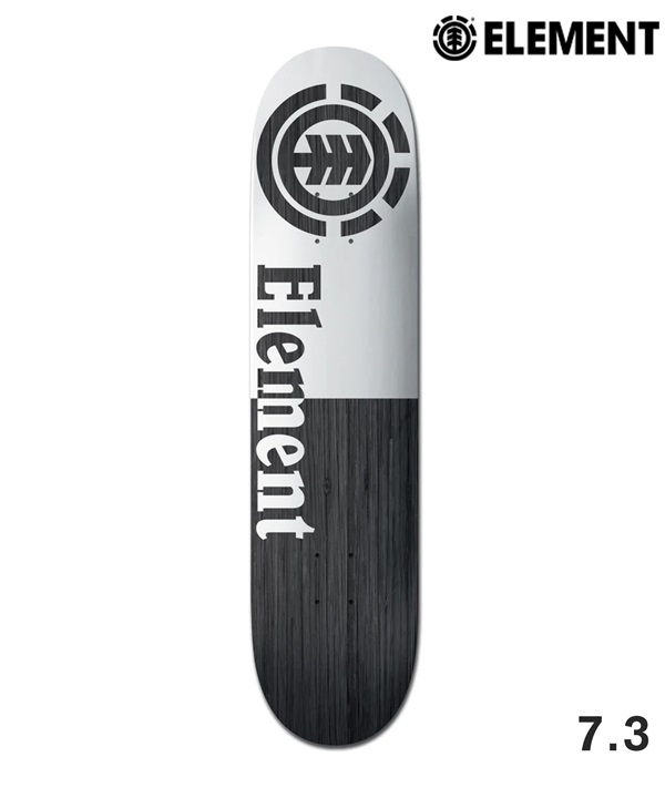 ELEMENT エレメント キッズ スケートボード デッキ 7.3inch RE PLACE BLACK PLY 初心者 おすすめ